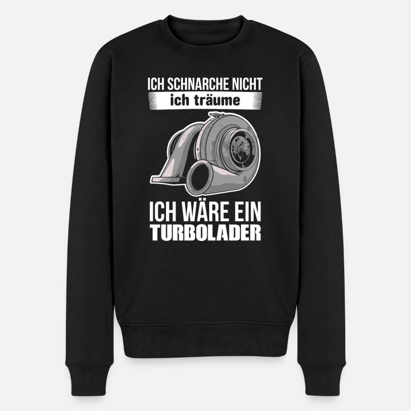 Kfz-Mechatroniker Mechaniker Tuner Auto - Männer Premium Bio Pullover - Schwarz