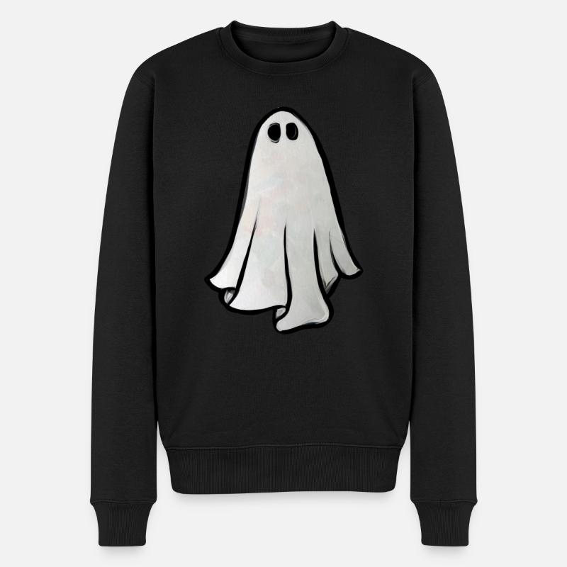Geist - Männer Premium Bio Pullover - Schwarz