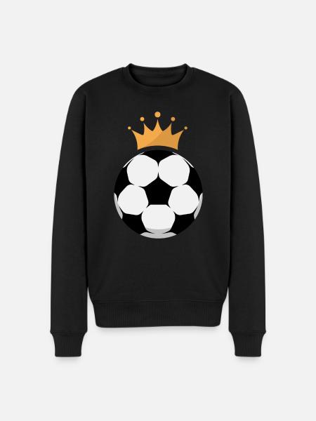 Soccer King Logo - Men's Premium Organic Jumper - black