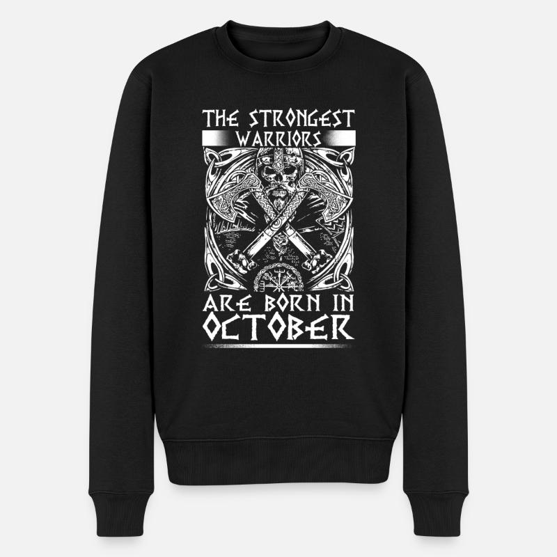 Anniversaire d’octobre - Viking - - fr - Pull Premium bio Homme - noir