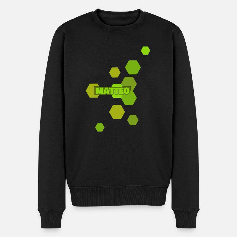 Matteo - Pull Premium bio Homme - noir