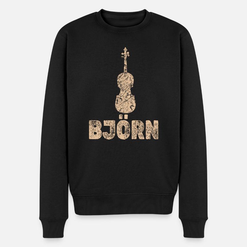 Viola Björn - Pull Premium bio Homme - noir