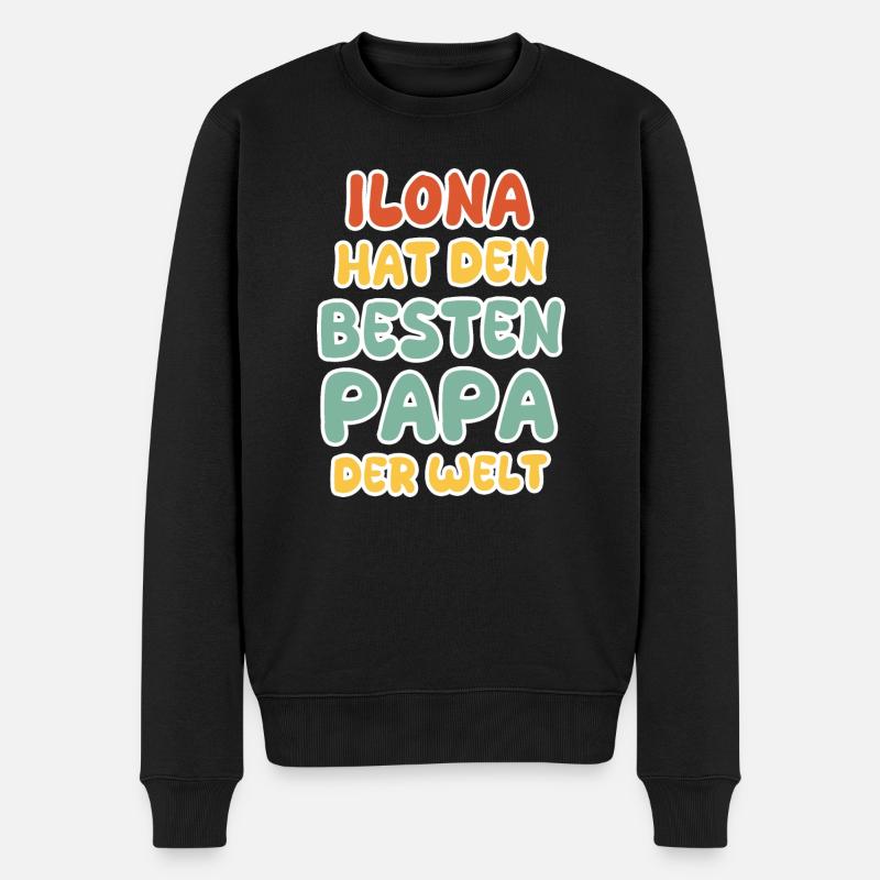 Cadeau pour Ilona - Pull Premium bio Homme - noir