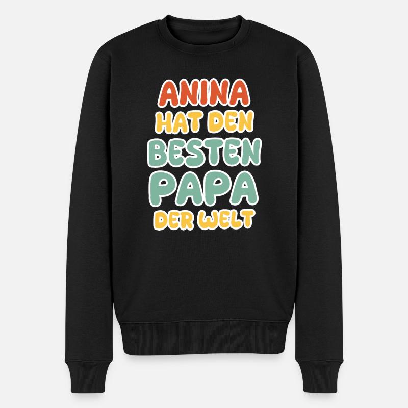 Bébé Anina - Pull Premium bio Homme - noir