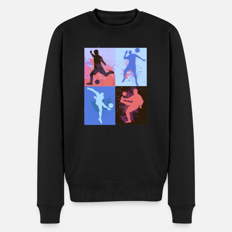 Soccer ,Soccer , Soccer,graffiti - Pull Premium bio Homme - noir