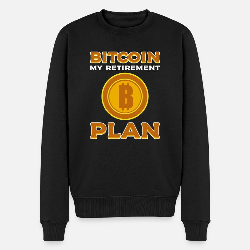 Le bitcoin - Pull Premium bio Homme - noir