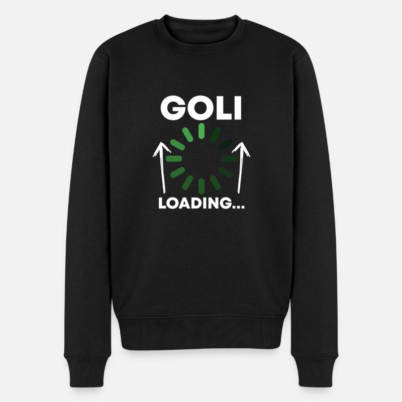 Goli Loading... Taufgoli Firmgoli - Männer Premium Bio Pullover - Schwarz