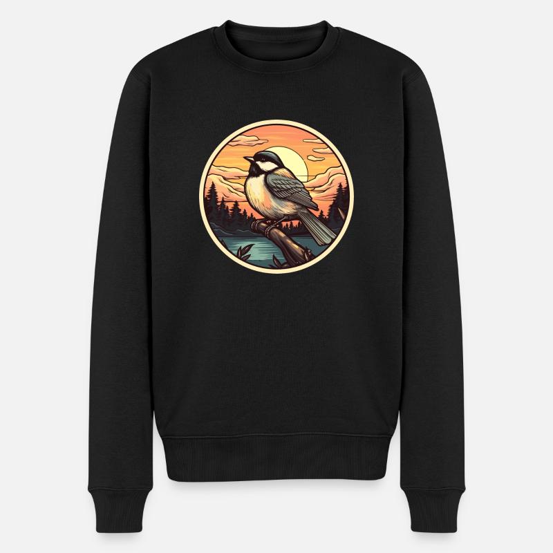 Mésange - Pull Premium bio Homme - noir