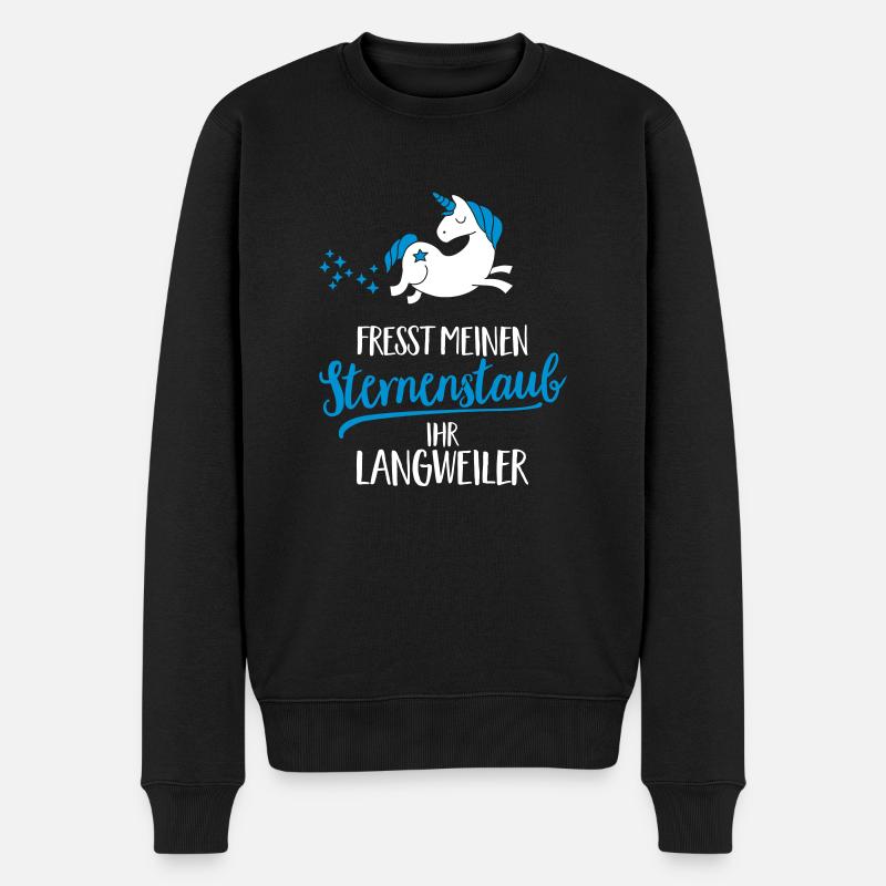 Manger mon Stardust vous ennuyer - Pull Premium bio Homme - noir