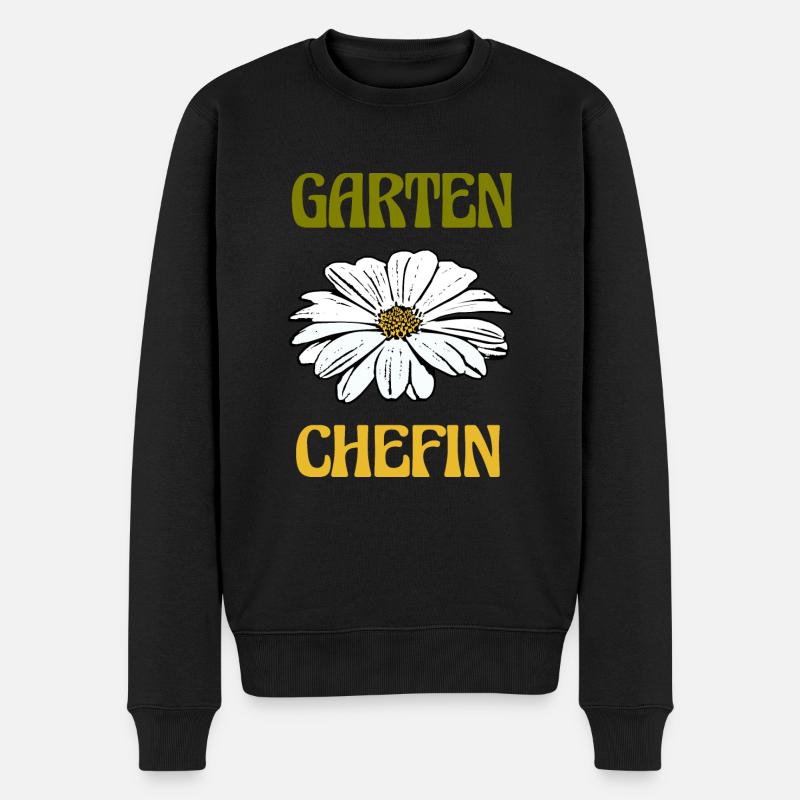 Gestionnaire de jardin de fleurs - Pull Premium bio Homme - noir