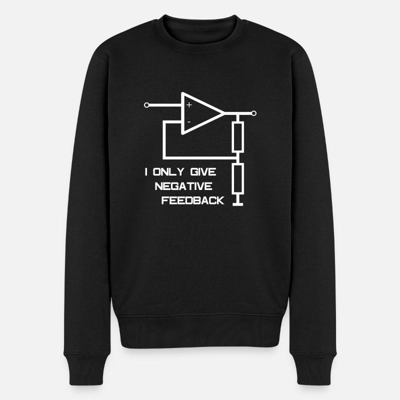 Elektrotechnik Operationsverstärker - Männer Premium Bio Pullover - Schwarz