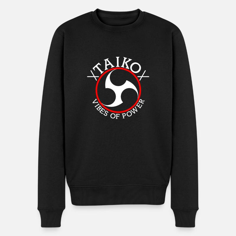 TAIKO - Pull Premium bio Homme - noir
