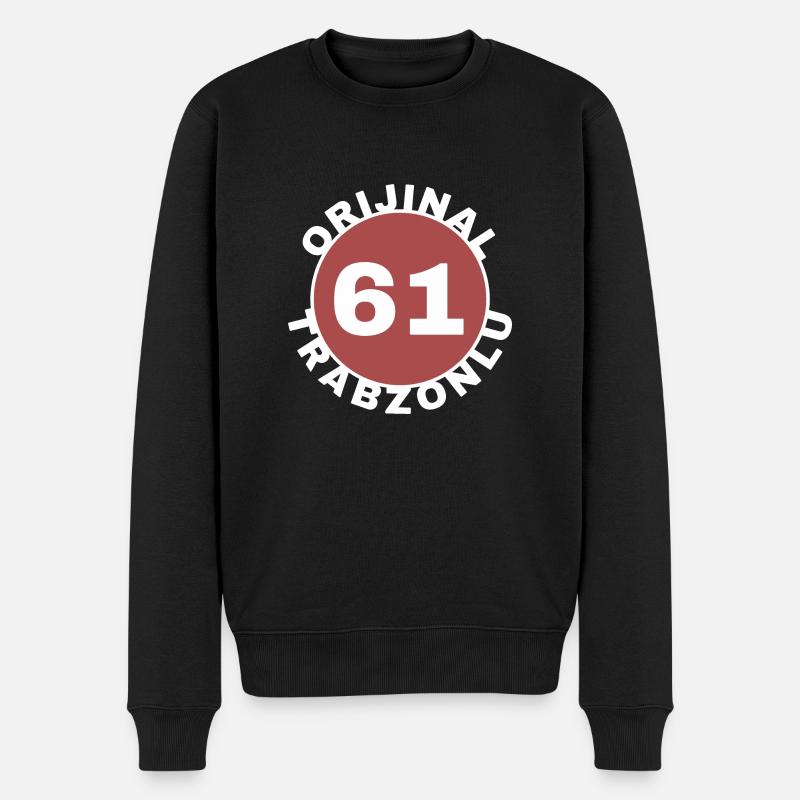 Trabzon - Männer Premium Bio Pullover - Schwarz