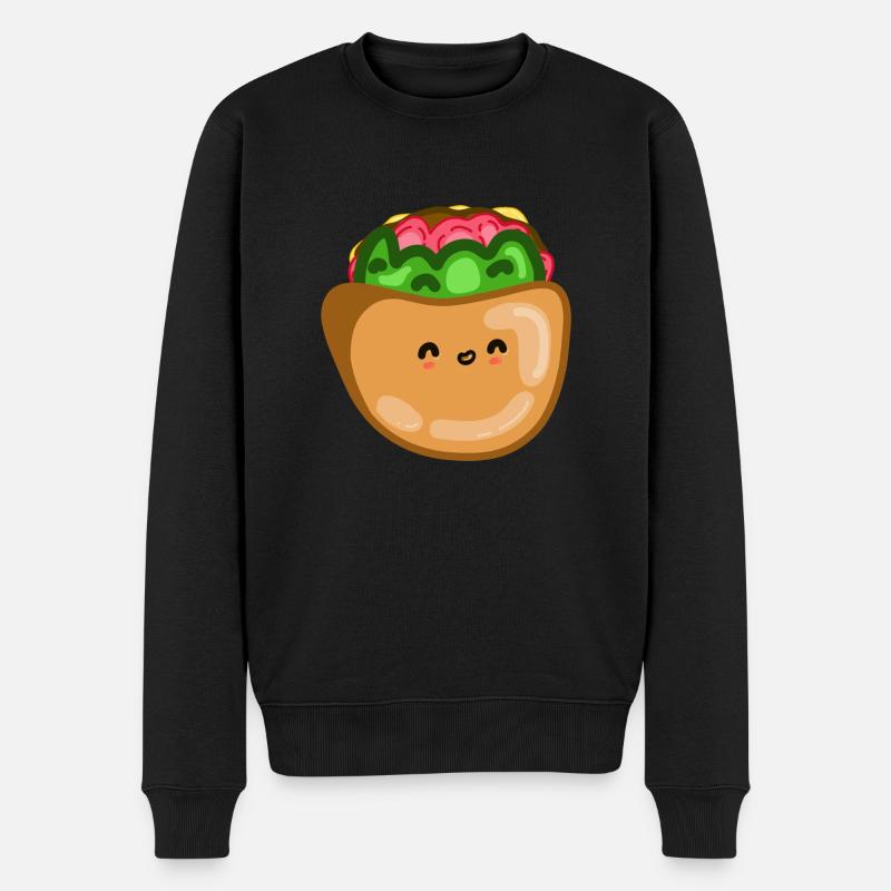 Taco T-Shirt - Männer Premium Bio Pullover - Schwarz