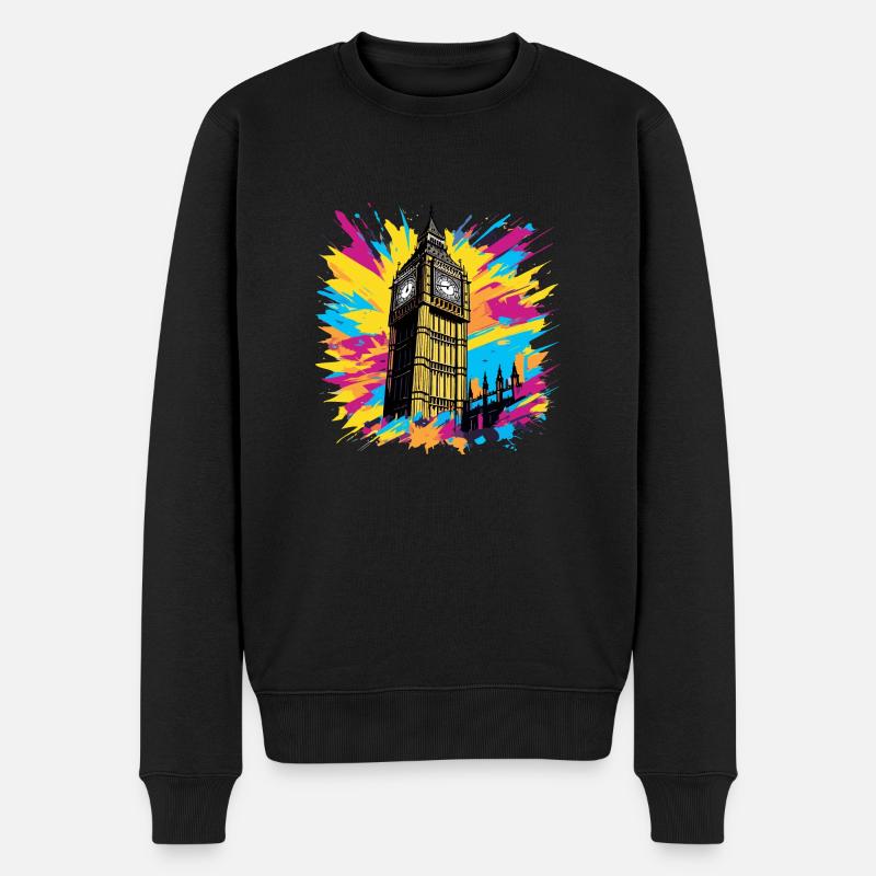 Big Ben - Männer Premium Bio Pullover - Schwarz