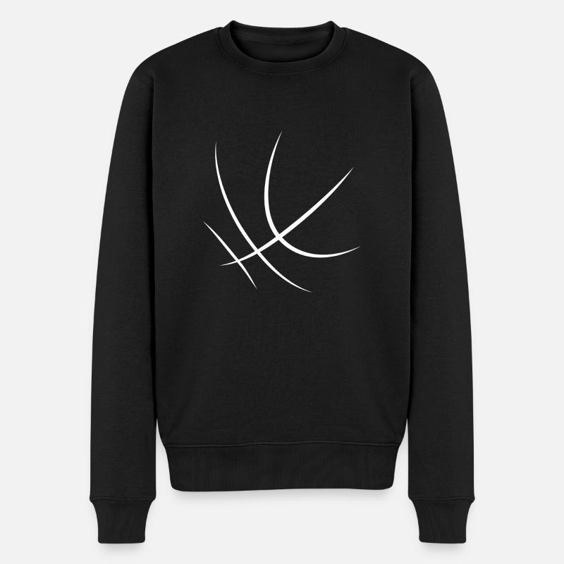 Basket-ball - Pull Premium bio Homme - noir