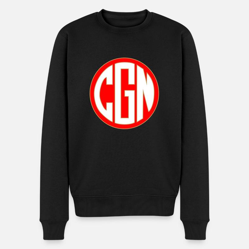 CGN 7 - Männer Premium Bio Pullover - Schwarz