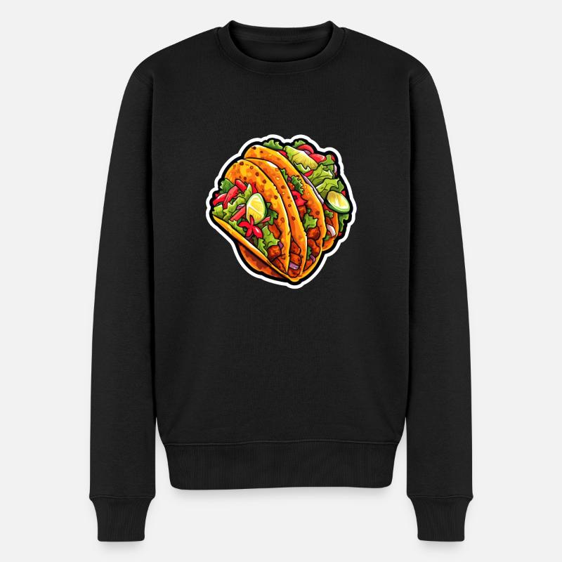 Tacoburger - Pull Premium bio Homme - noir