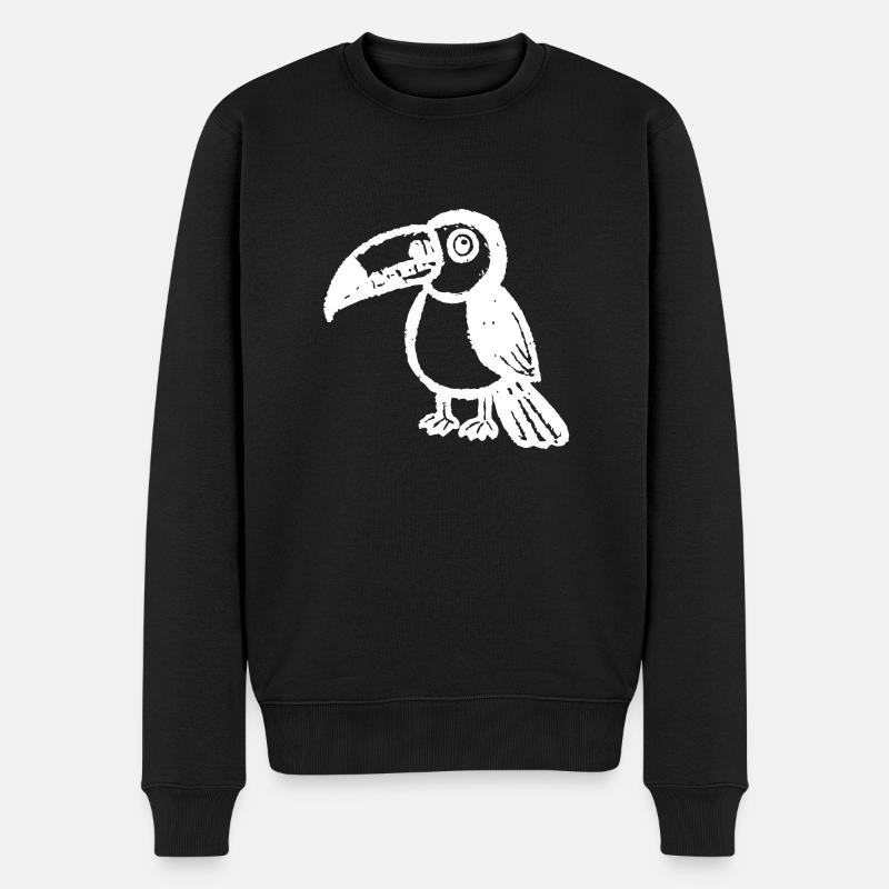 Toucan Oiseau Exotique - Pull Premium bio Homme - noir