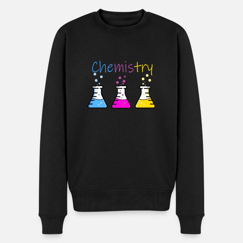 Chemie - Fantastisches Desing! :) - Männer Premium Bio Pullover - Schwarz