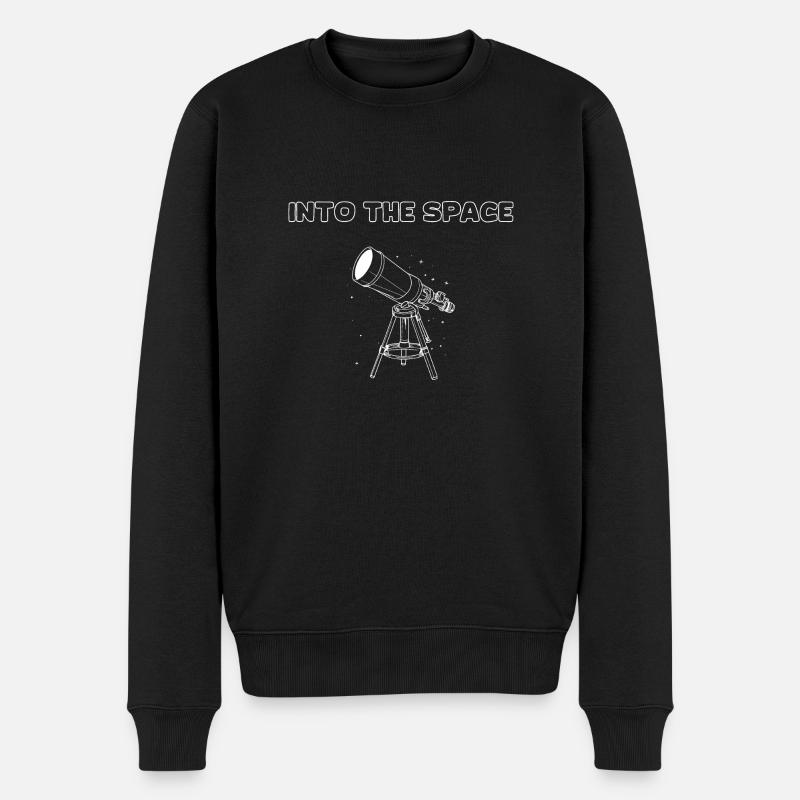Télescope spatial - Pull Premium bio Homme - noir