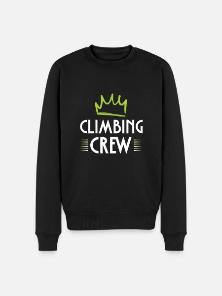 Climbing Crew - Männer Premium Bio Pullover - Schwarz