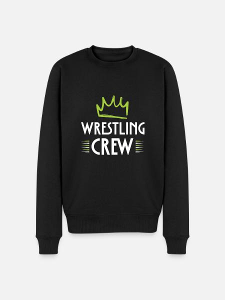 Wrestling Crew - Männer Premium Bio Pullover - Schwarz