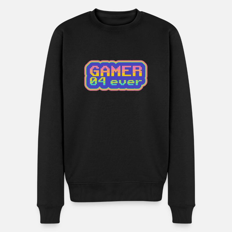 Gamer 04 jamais - Pull Premium bio Homme - noir