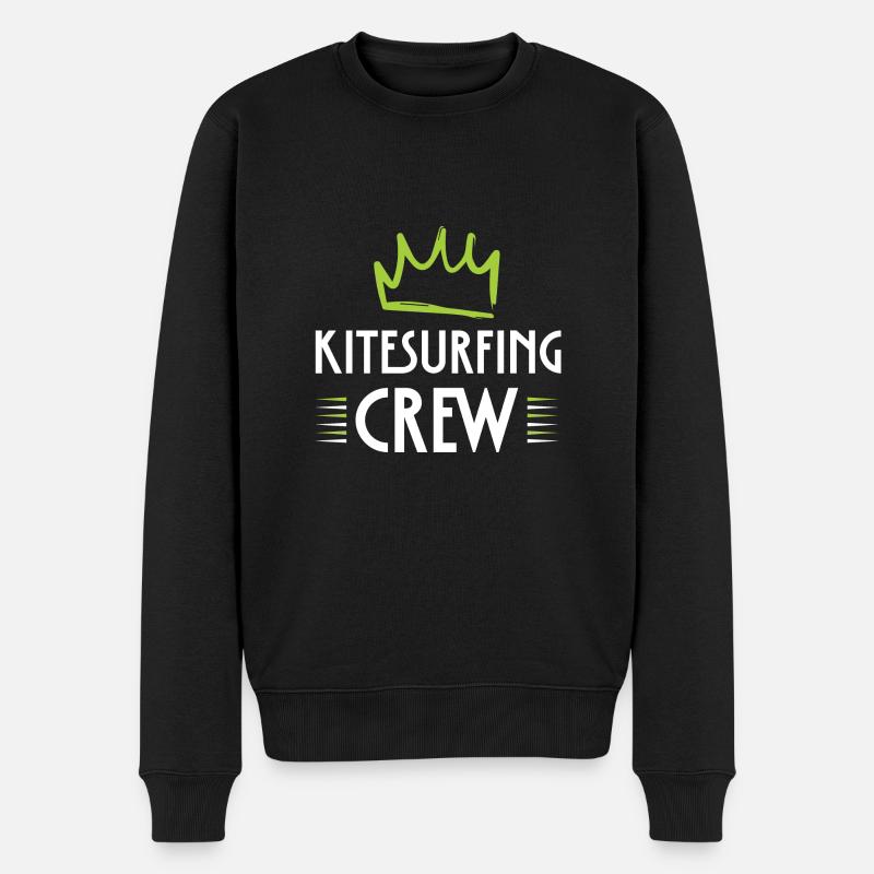 Équipage de kitesurf - Pull Premium bio Homme - noir