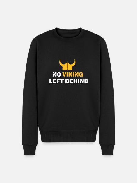 No Viking left behind! - Men's Premium Organic Jumper - black