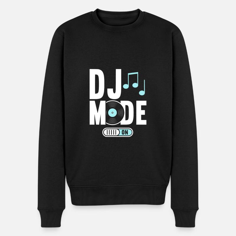 Mode DJ sur l’humour discjockey - Pull Premium bio Homme - noir