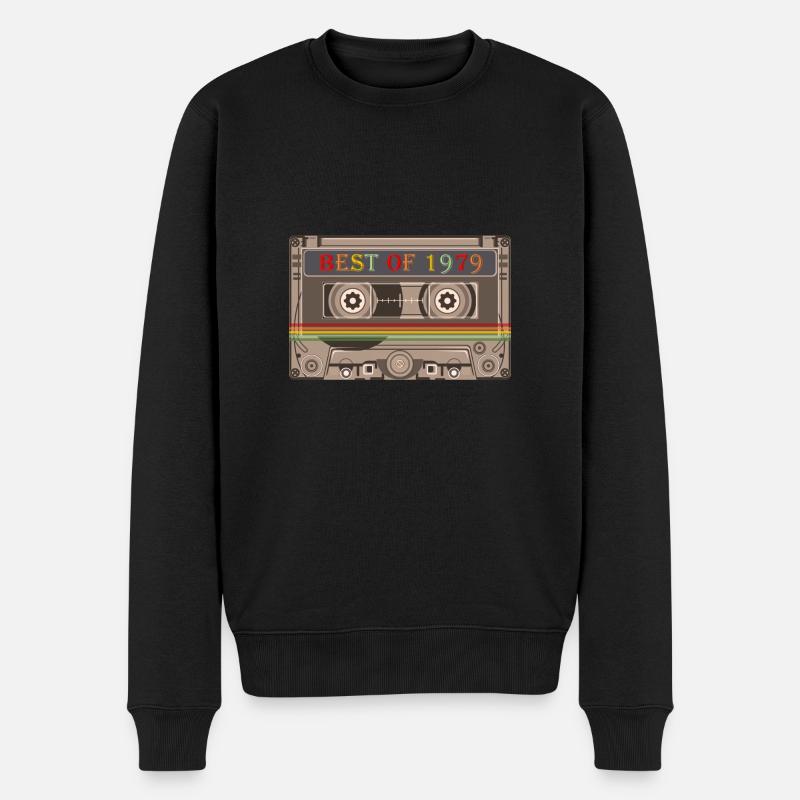 1979 - Männer Premium Bio Pullover - Schwarz