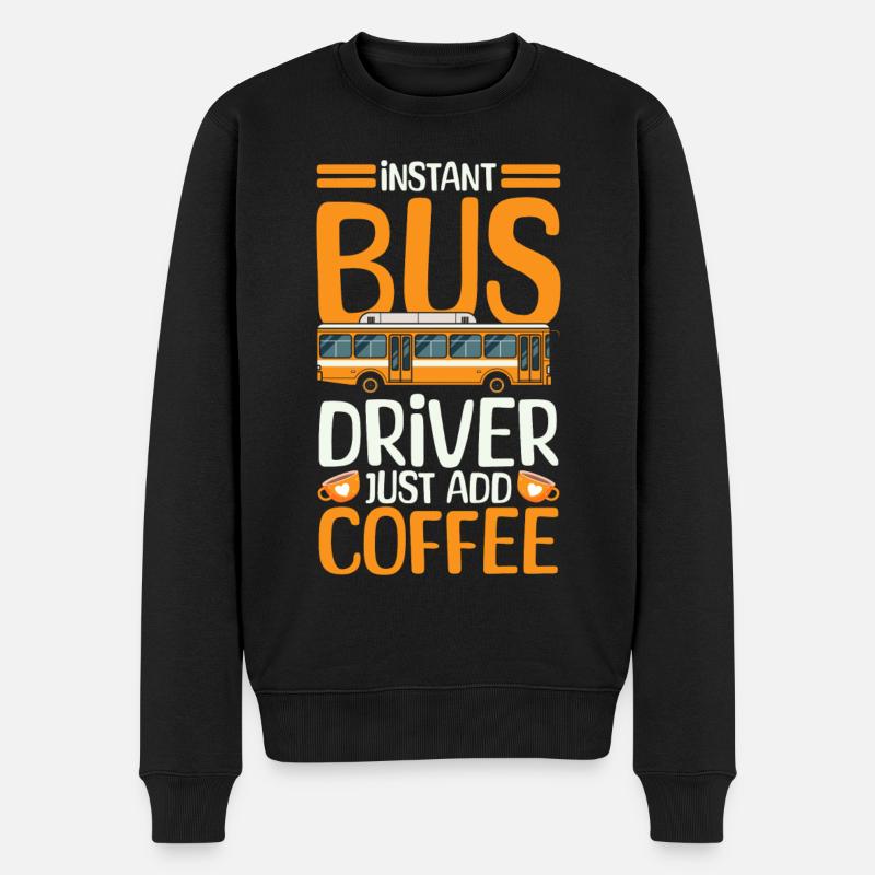 Bus Transport - Pull Premium bio Homme - noir