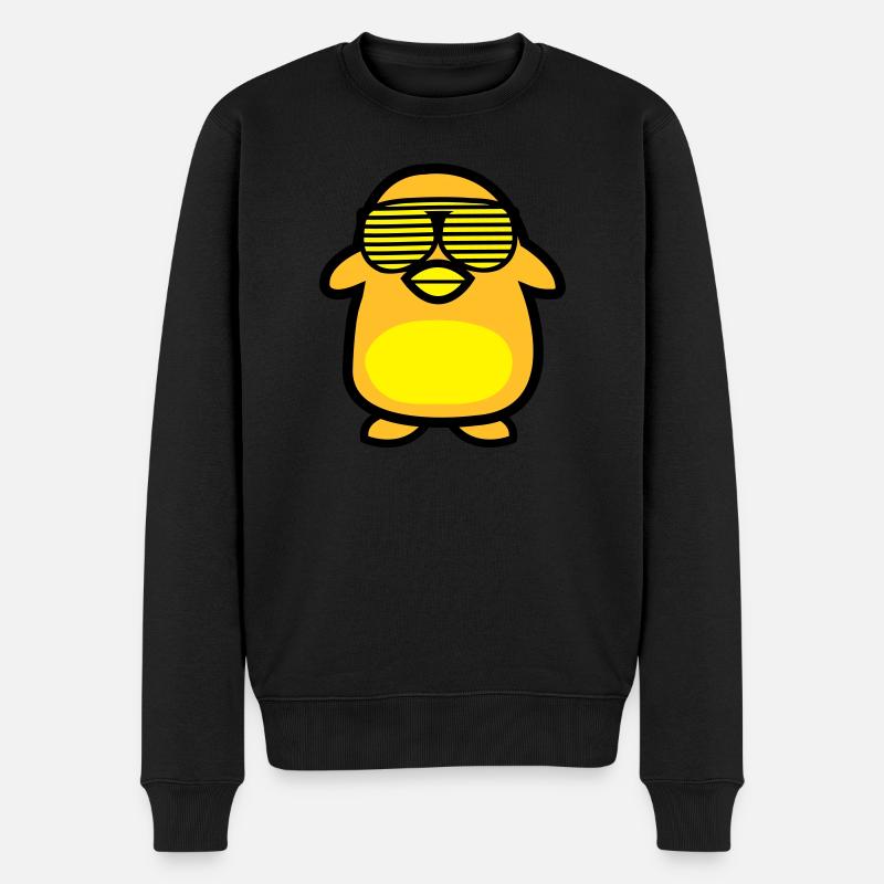 pingouin cool - Pull Premium bio Homme - noir
