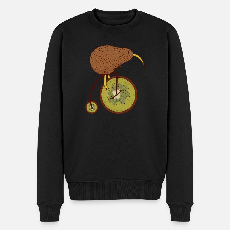 Neuseeland Geschenkidee New Zealand - Männer Premium Bio Pullover - Schwarz