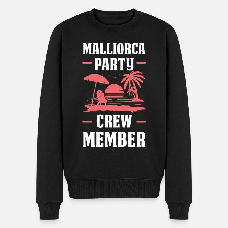 Mallorca Party Crew - Pull Premium bio Homme - noir