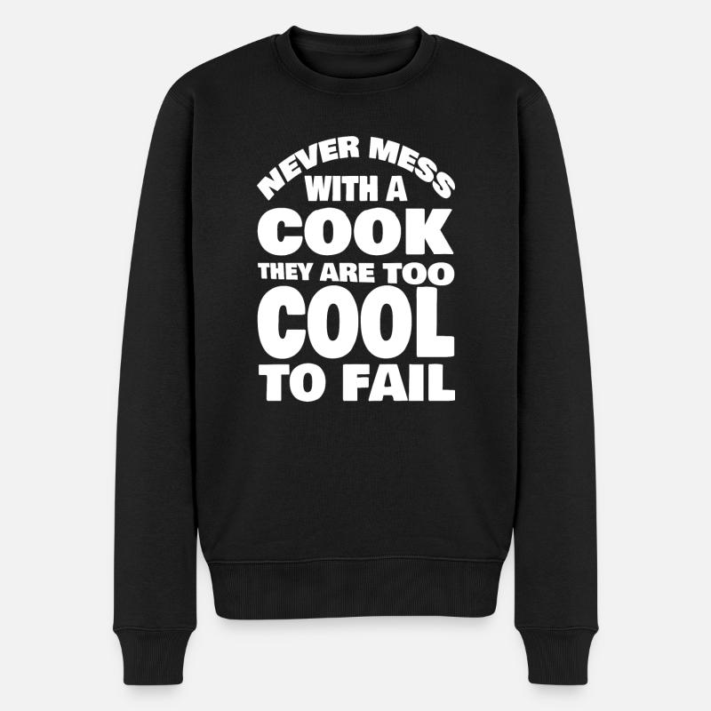 Cuire - Pull Premium bio Homme - noir