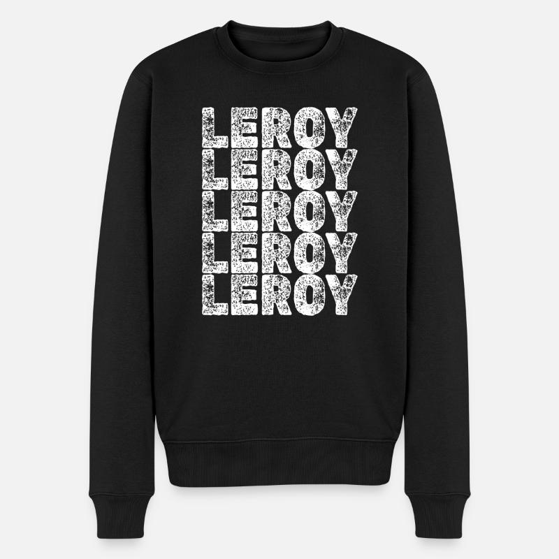 Cadeau pour Leroy - Pull Premium bio Homme - noir