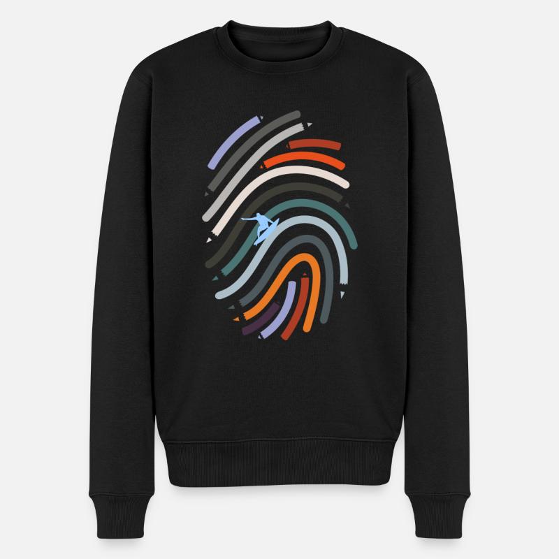 Daktylos Surfer (édition SmartWave) - Pull Premium bio Homme - noir