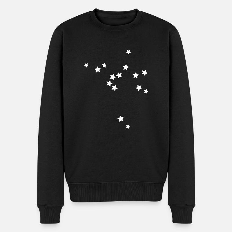 Sternbild Schütze - Männer Premium Bio Pullover - Schwarz