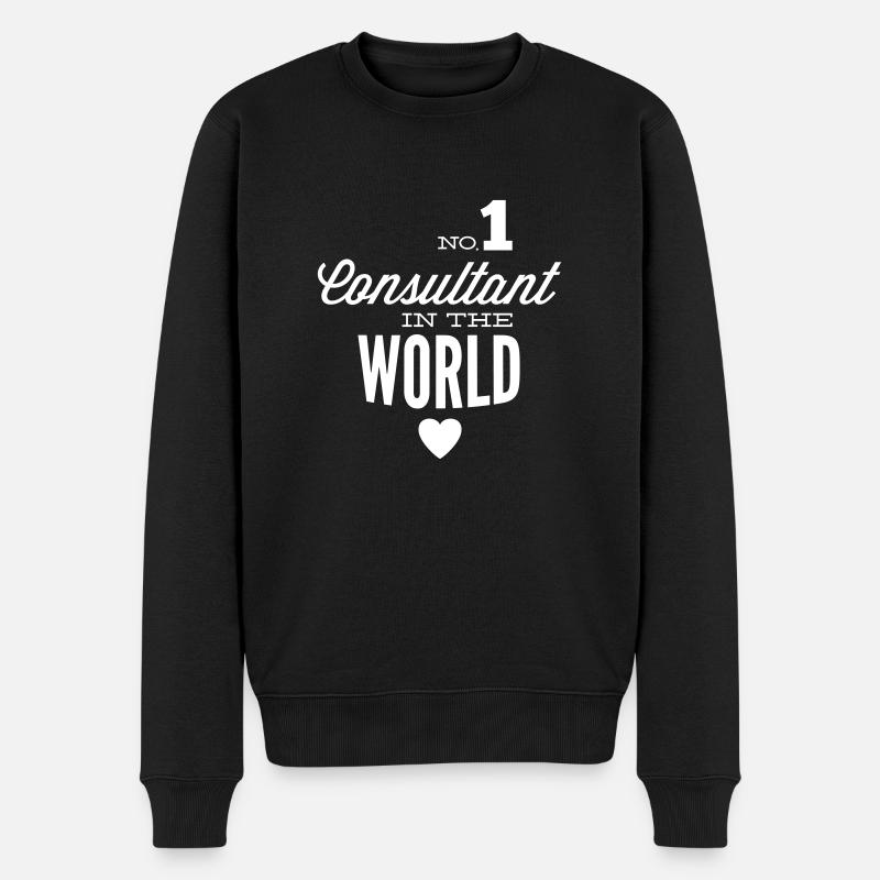 Meilleur conseiller du monde - Pull Premium bio Homme - noir