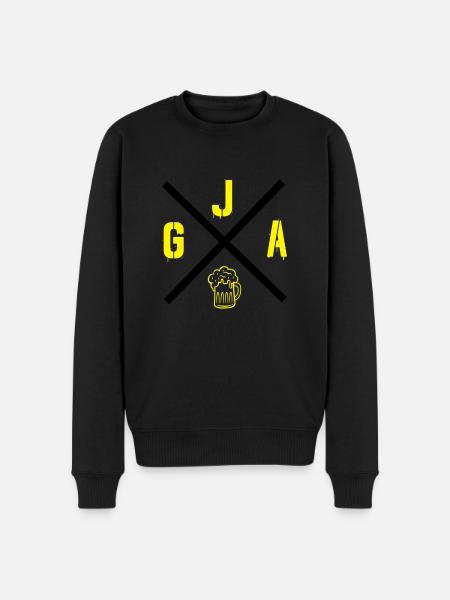 jga_002 - Männer Premium Bio Pullover - Schwarz