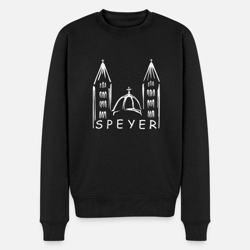 Speyer Dom, Speyer, Geschenk, Geschenidee - Männer Premium Bio Pullover - Schwarz