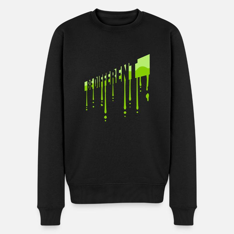 Soyez différent Logo Design - Pull Premium bio Homme - noir