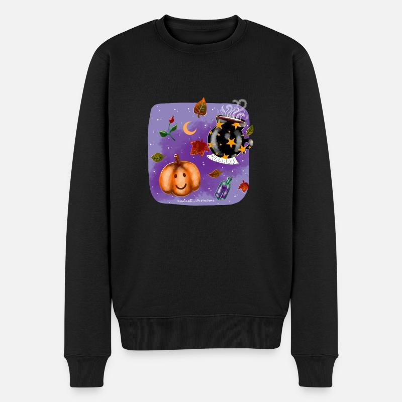 Des trucs de sorcières - Pull Premium bio Homme - noir