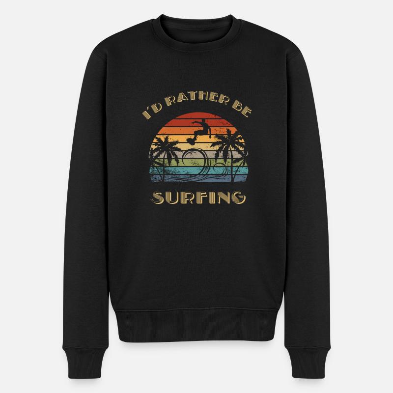 surf - Pull Premium bio Homme - noir