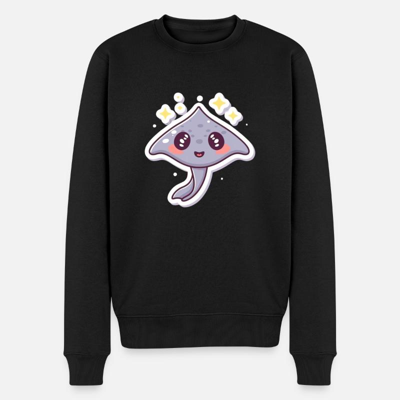 Manta-Liebhaber - Männer Premium Bio Pullover - Schwarz