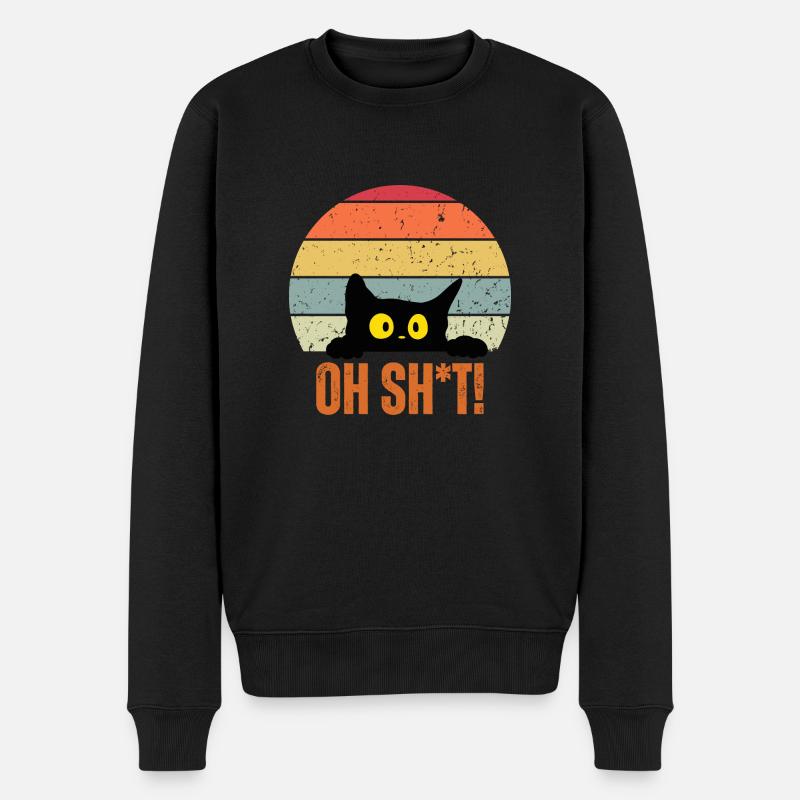 Chat choquant - Pull Premium bio Homme - noir