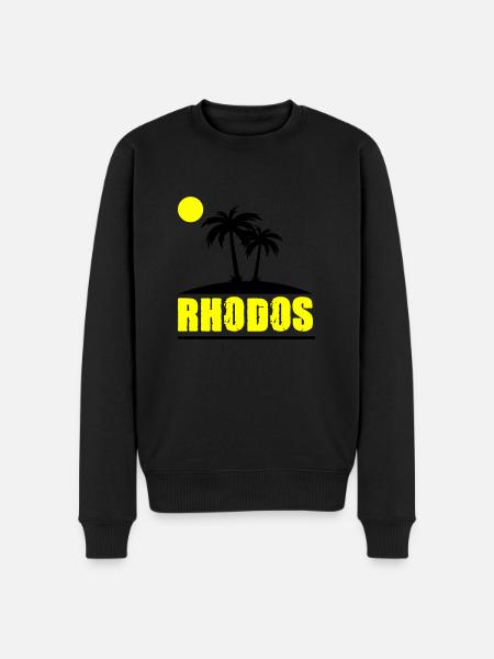 Rhodes - Men's Premium Organic Jumper - black