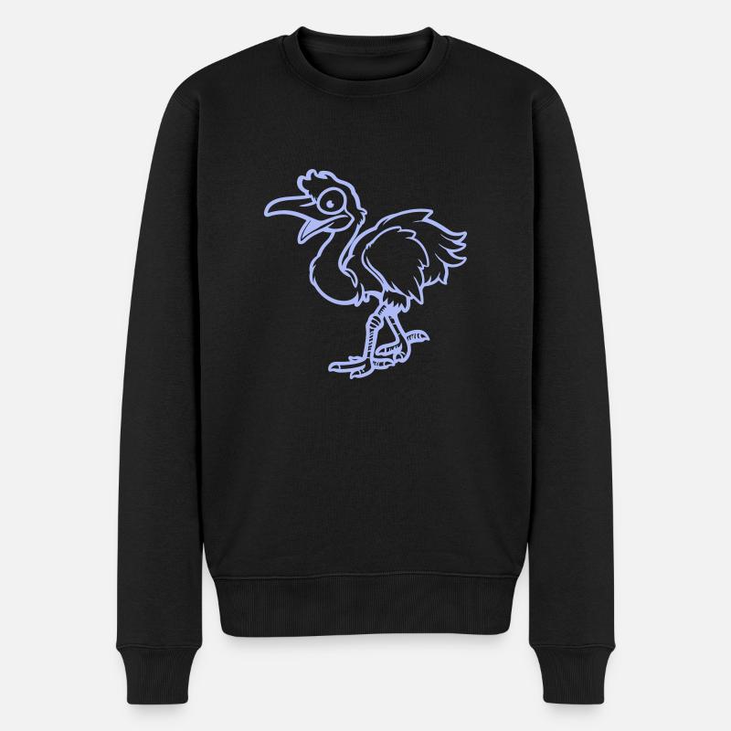 Strauss Bande dessinée - Pull Premium bio Homme - noir